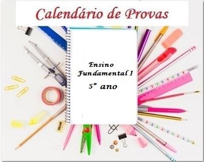 Calendário de Provas 5º ano Fund. I - 2022 - Foto 25